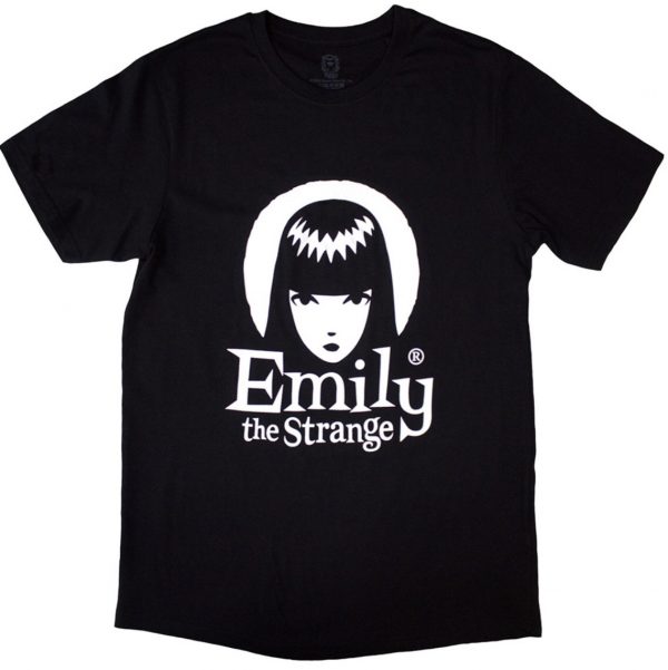 Emily The Strange© Halo Logo Comic T-shirt (Unisex)