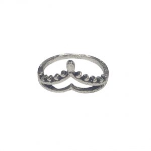 Double V Chevron Band Ring