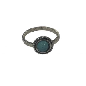 Turquoise Design Circle Ring