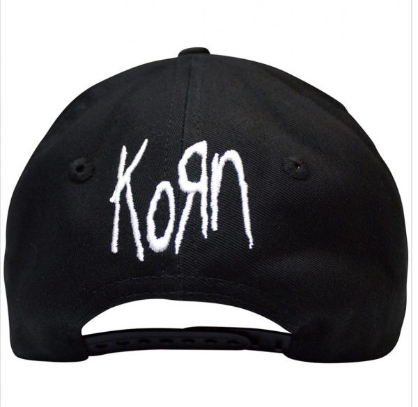 Korn© Oval Logo (Black) Baseball Cap (Unisex) - Image 3