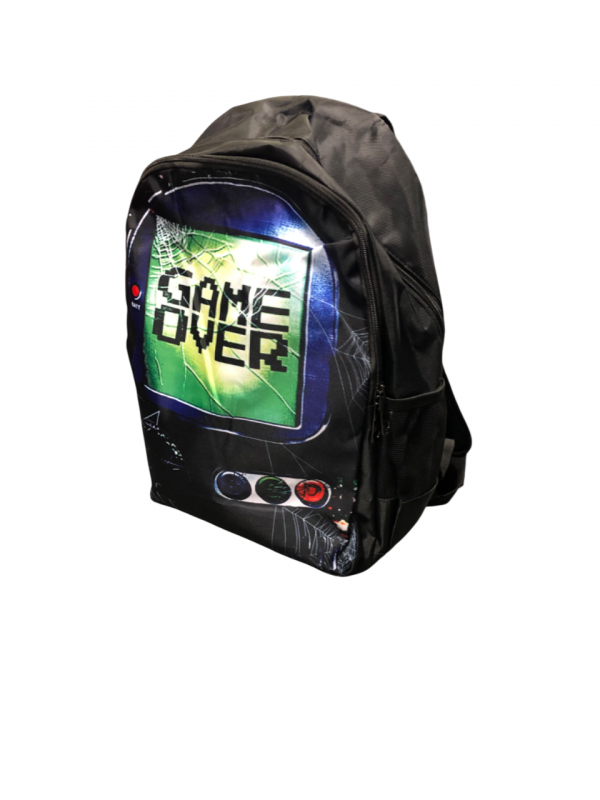 Black GAME OVER Backpack - Image 2