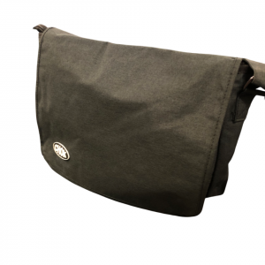 Grey Messenger Backpack