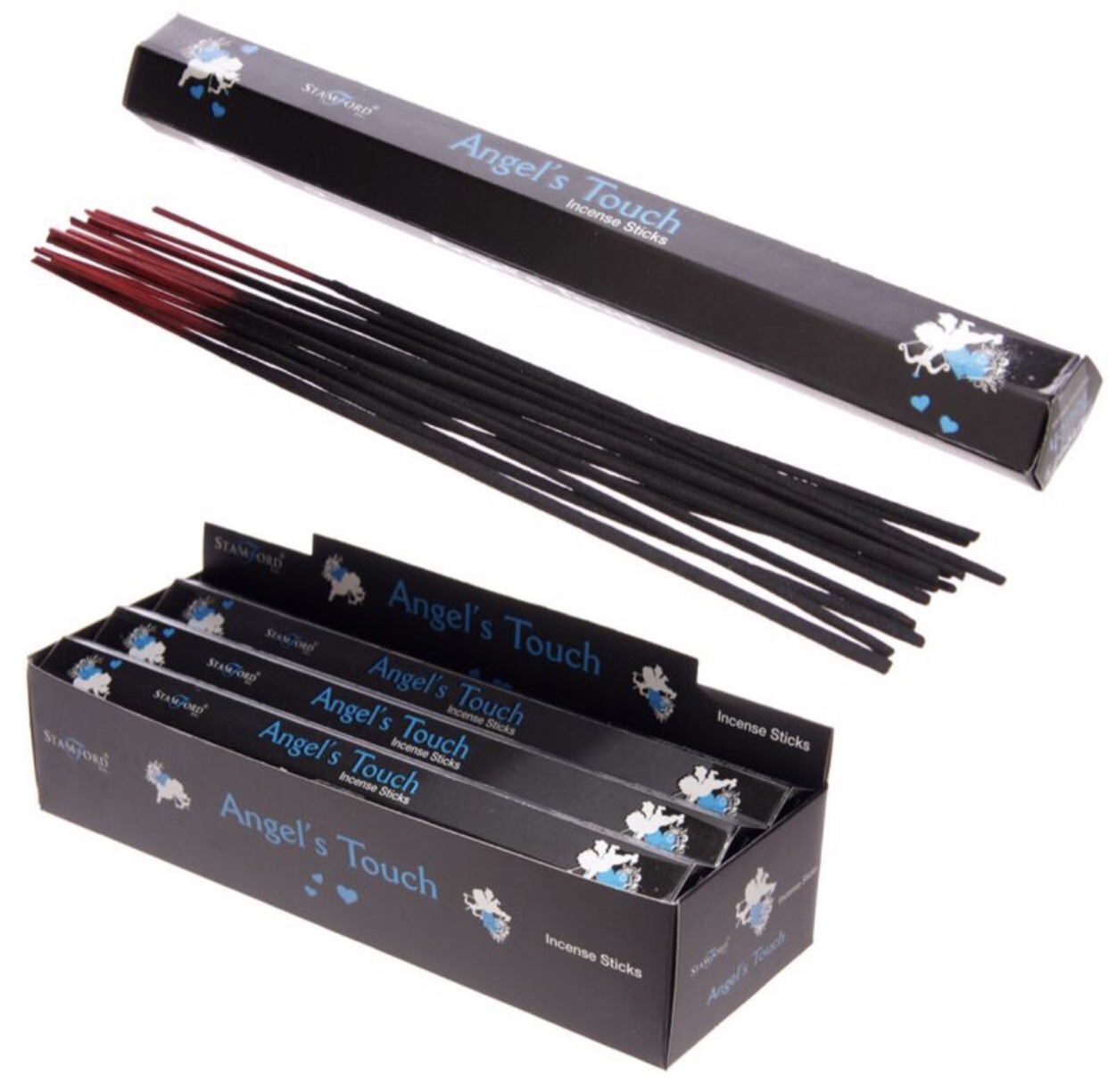 37129 Stamford Black Incense Sticks Angels Touch (12 Sticks)