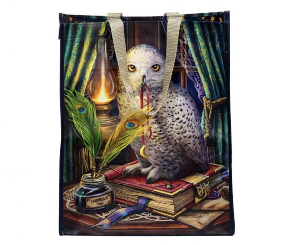 Lisa Parker© Guardian of Spells Owl Reusable Shopping Bag (33cm) - Image 3