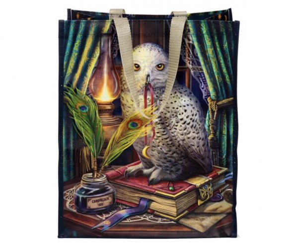 Lisa Parker© Guardian of Spells Owl Reusable Shopping Bag (33cm)