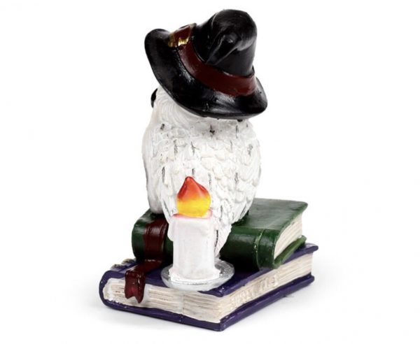Wise Old Magical Owl On Spell Books (10cm) - Image 5