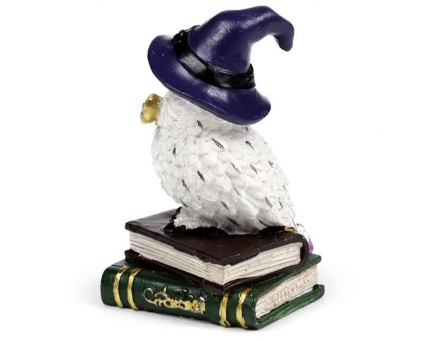 Wise Old Magical Owl On Spell Books (10cm) - Image 9