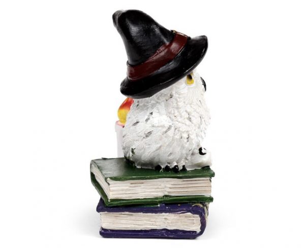 Wise Old Magical Owl On Spell Books (10cm) - Image 8