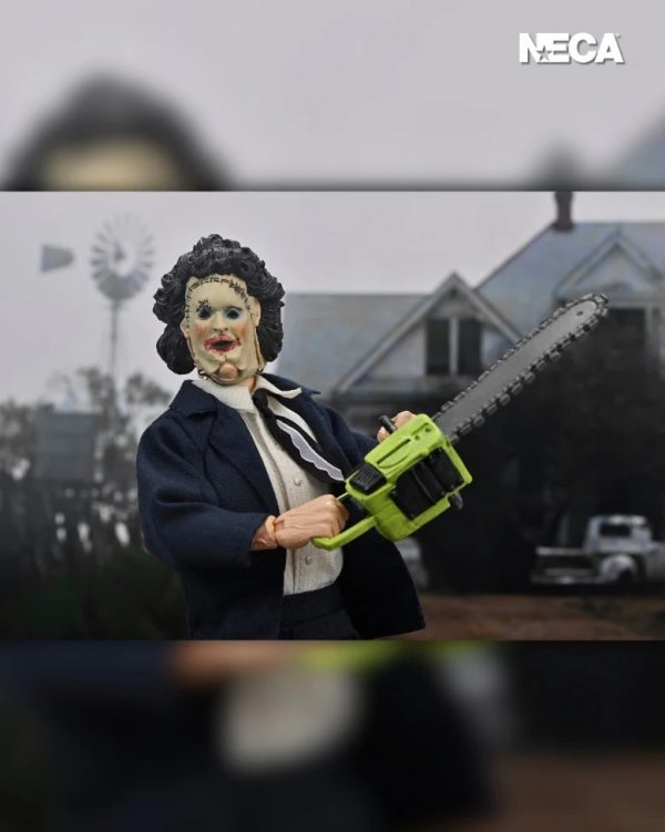 NECA© Leatherface Pretty Woman 50th Anniversary 8 Inch Clothed Action Figure - Image 4