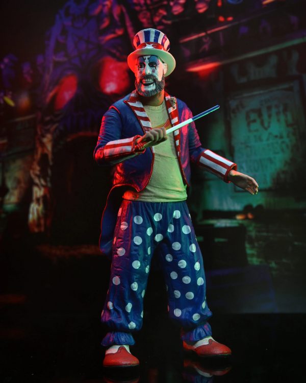 NECA© House of 1000 Corpses© – Captain Spaulding (Tailcoat) 20th Anniversary 7 inch Action Figure - Image 2