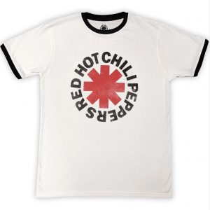 img_4992 Red Hot Chili Peppers© Ringer T-Shirt (Unisex) (White)
