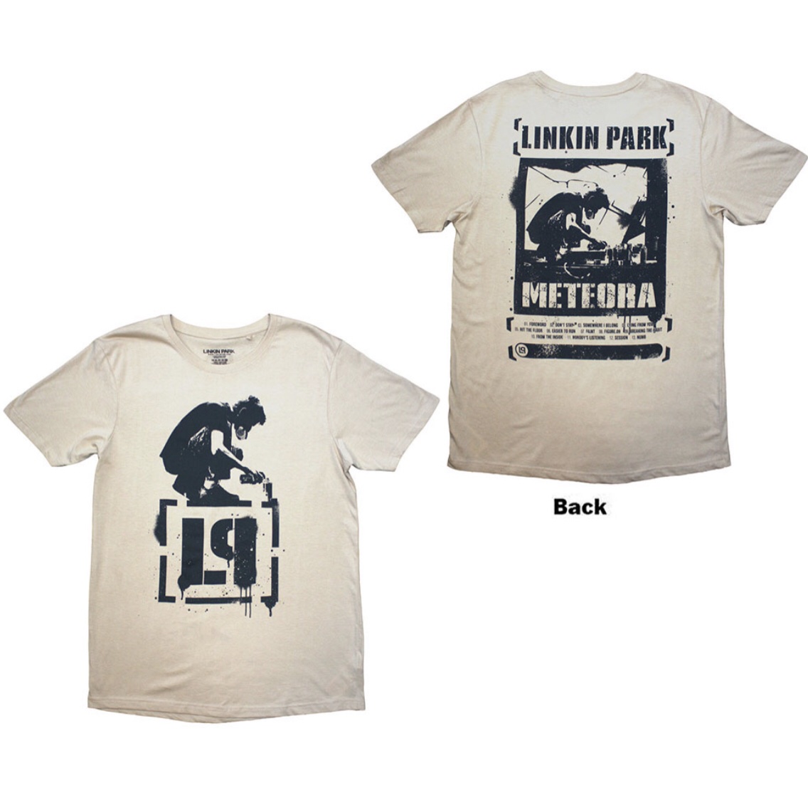 Linkin Park© “Meteora” Official Band T-shirt (Unisex) (Sand)