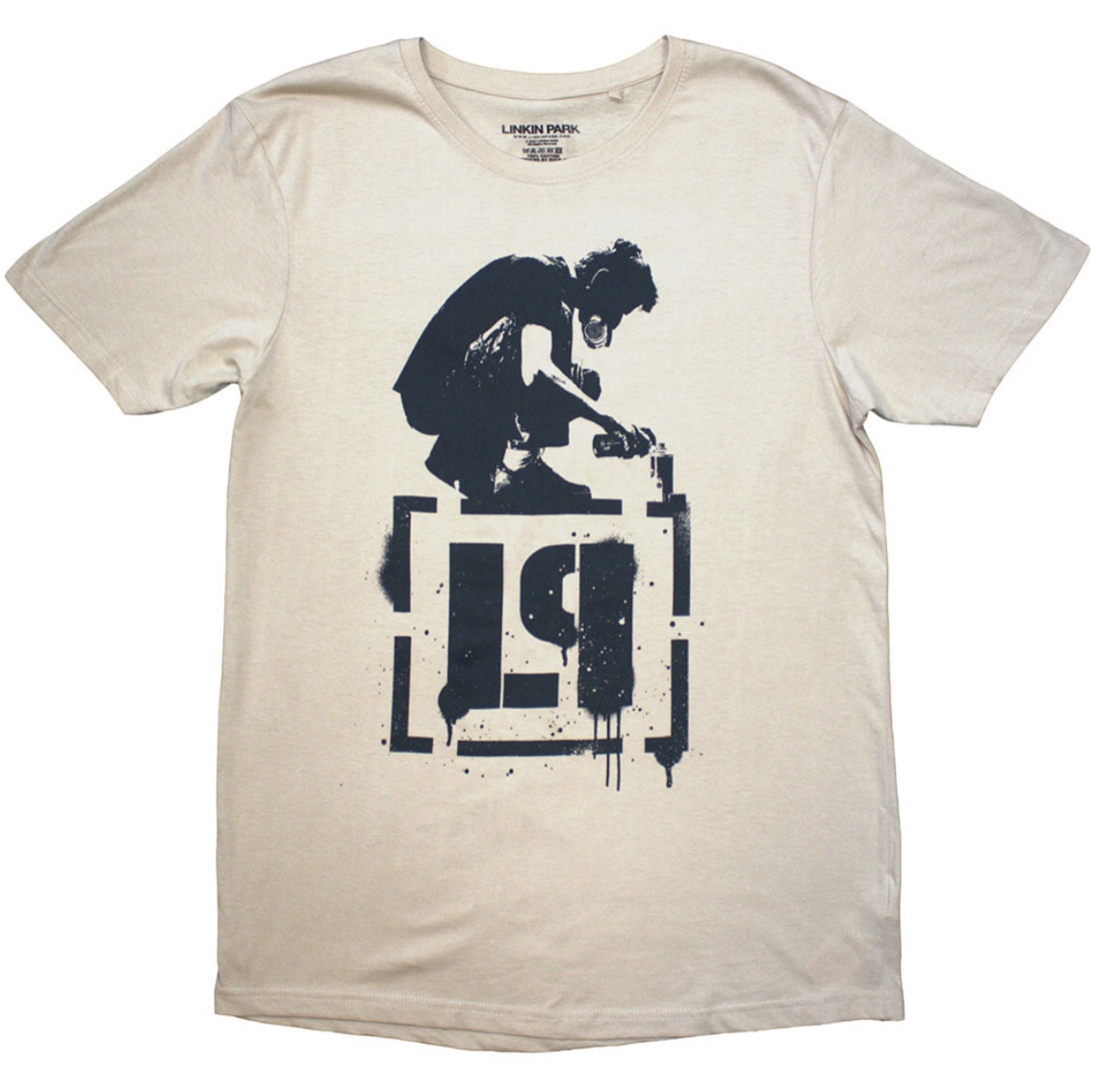 Linkin Park© “Meteora” Official Band T-shirt (Unisex) (Sand) - Image 2