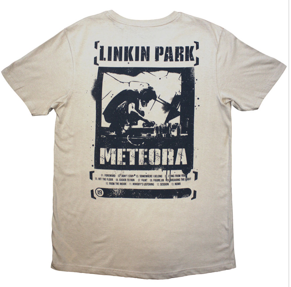 Linkin Park© “Meteora” Official Band T-shirt (Unisex) (Sand) - Image 3