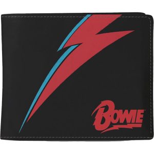 David Bowie© "Lightning Black" Wallet (Black/Blue/Red)