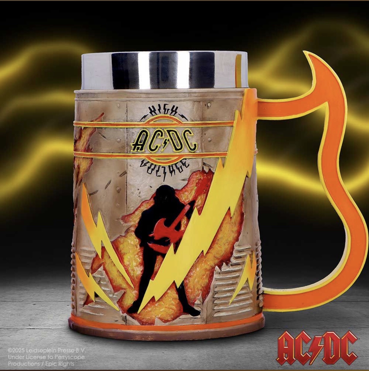 Nemesis Now© ACDC© High Voltage Tankard Ornament (15.5cm)
