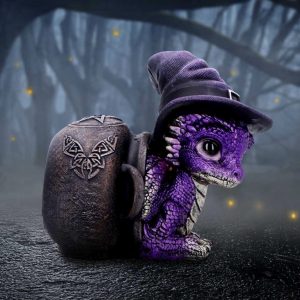 Nemesis Now© Brew Tail Purple Gothic Dragon Ornament (9.7cm)