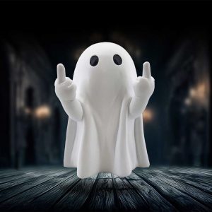 Nemesis Now© Phantom Flip (White) Ornament (12.5cm)