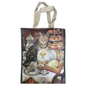 Lisa Parker© Brewed Prophecies Cat Reusable Shopping Bag (33cm)