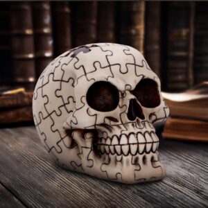 Nemesis Now© Puzzled Skull Jigsaw Ornament (11.7cm)