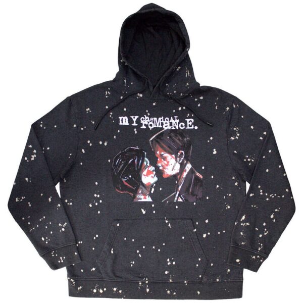 My Chemical Romance© Three Cheers Acid Paint Wash Band Hoodie (Unisex)