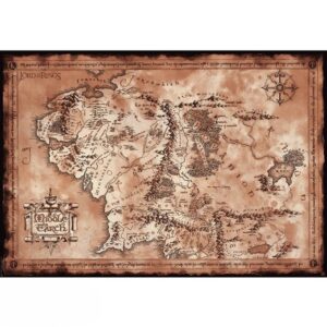 The Lord of The Rings© One Map  (61x91.5cm) Maxi Poster