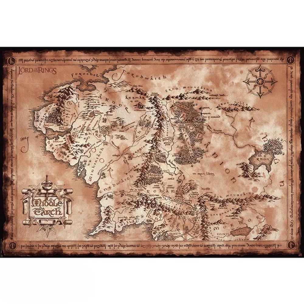 The Lord of The Rings© One Map (61x91.5cm) Maxi Poster