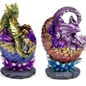 img_7663 Elements Baby Dragon Hatching Crystal Egg (13.5cm)