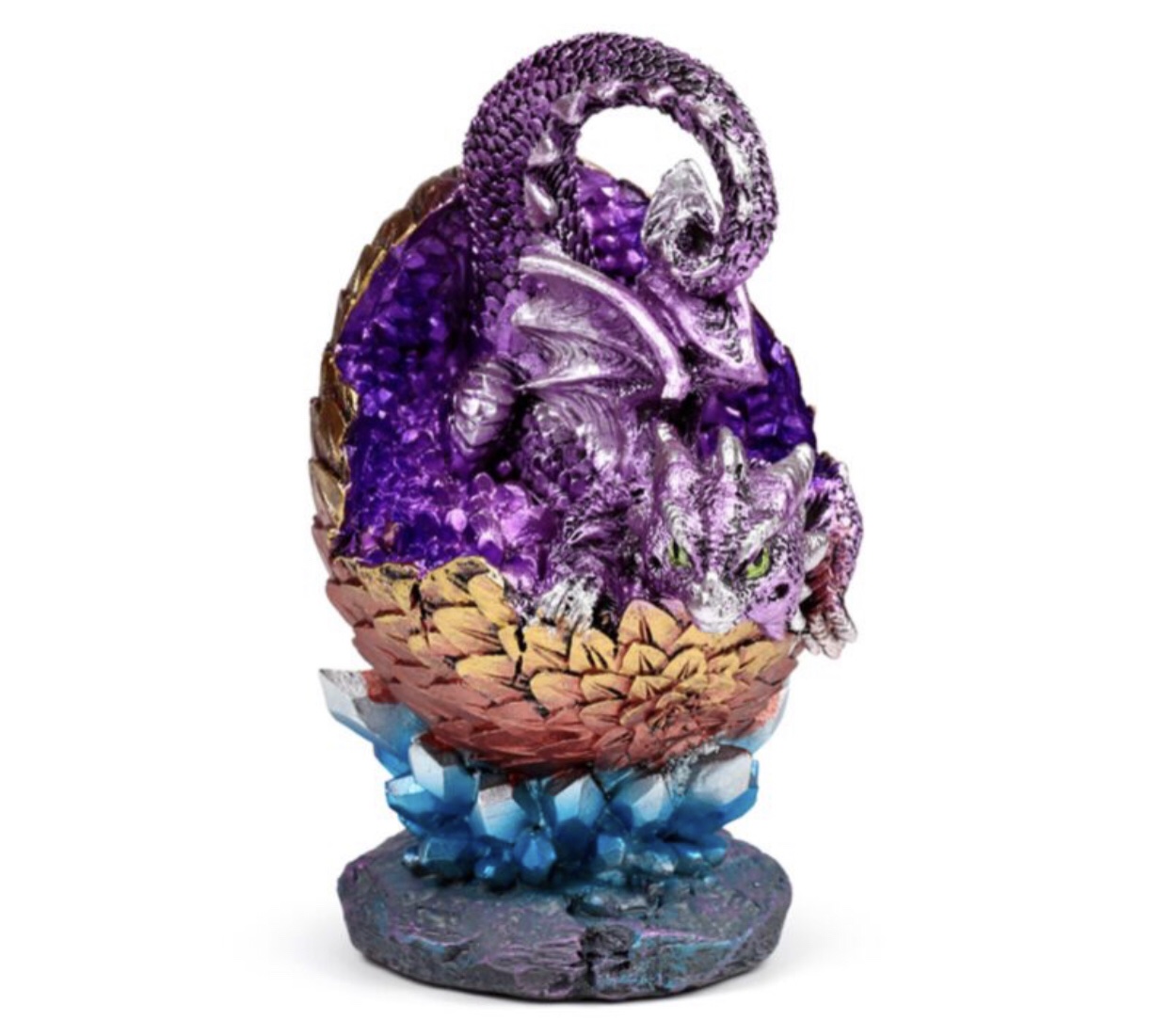 Elements Baby Dragon Hatching Crystal Egg (13.5cm) - Image 2