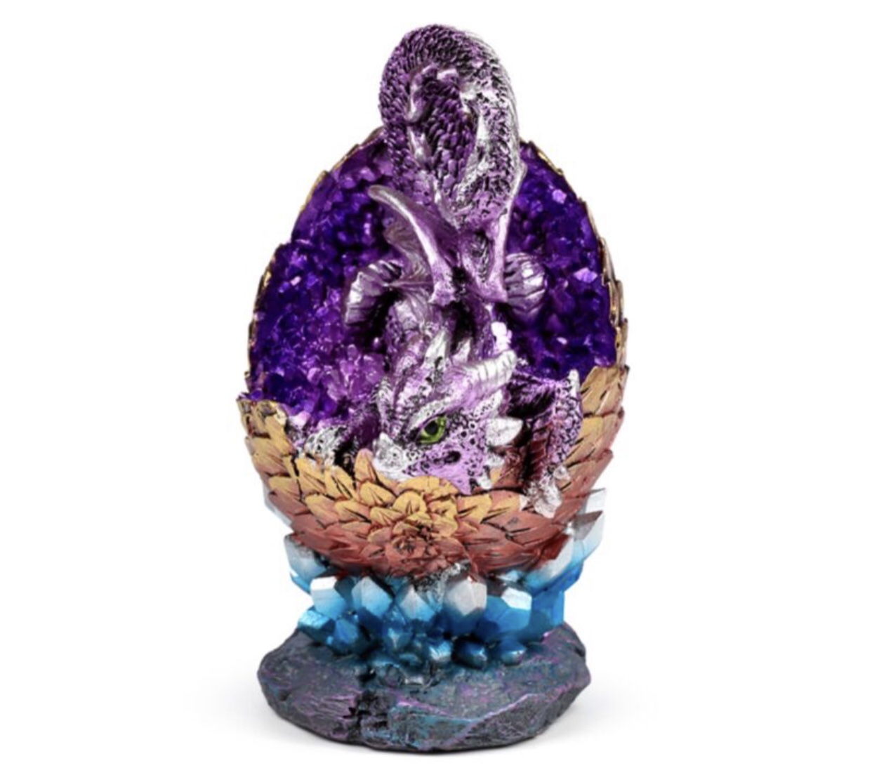 Elements Baby Dragon Hatching Crystal Egg (13.5cm) - Image 3