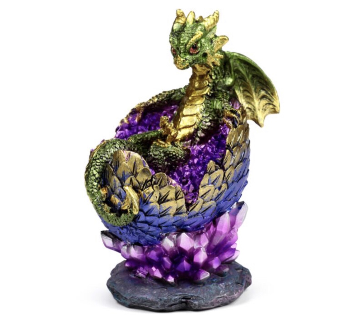 Elements Baby Dragon Hatching Crystal Egg (13.5cm) - Image 4