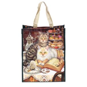 Lisa Parker© Brewed Prophecies Cat Reusable Shopping Bag (40cm)
