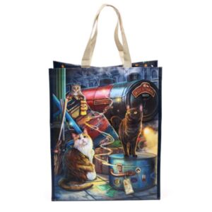 Lisa Parker© Witchwood Express Cat Reusable Shopping Bag (40cm)