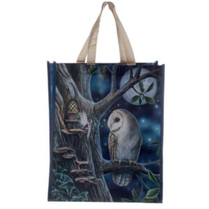 Lisa Parker© Fairy Tales Owl & Fairy Reusable Shopping Bag (40cm)