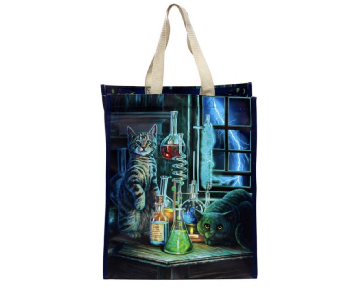 Lisa Parker© Jekyll and Hyde Cats Reusable Shopping Bag (40cm)