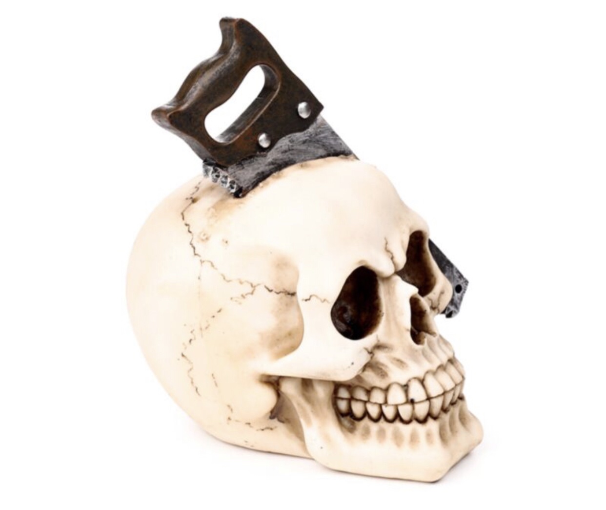 Skull with Hammer & Nails Ornament (18cm) - Image 13