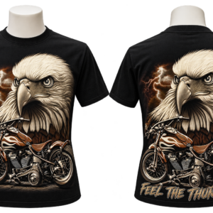 SACRED GOTHIC Biker Eagle T-shirt (Unisex)